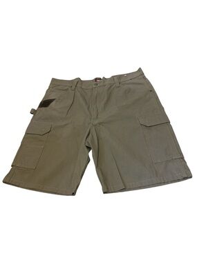 Wrangler Riggs Workwear Men's Ripstop Ranger Cargo Shorts Dark Khaki Size 42